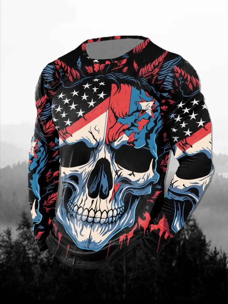 เสื้อยืดแขนยาวผู้ชาย ลายพิมพ์  - 3D Printing Custom บทวิจารณ์และราคา